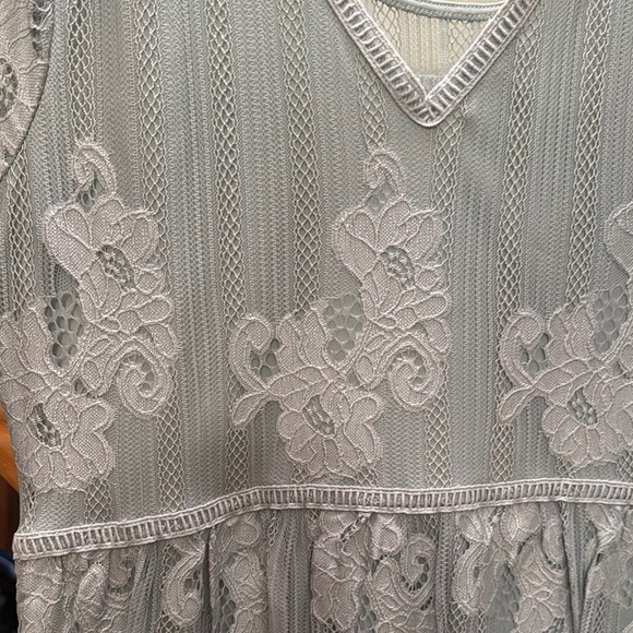 Maurices Green Embellished Ruffled Knee-Length Sundress - Picture 4 of 5